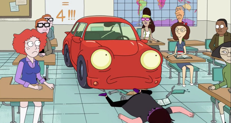 Illustration for article titled The Cars Of Rick And Morty, Scrutinized